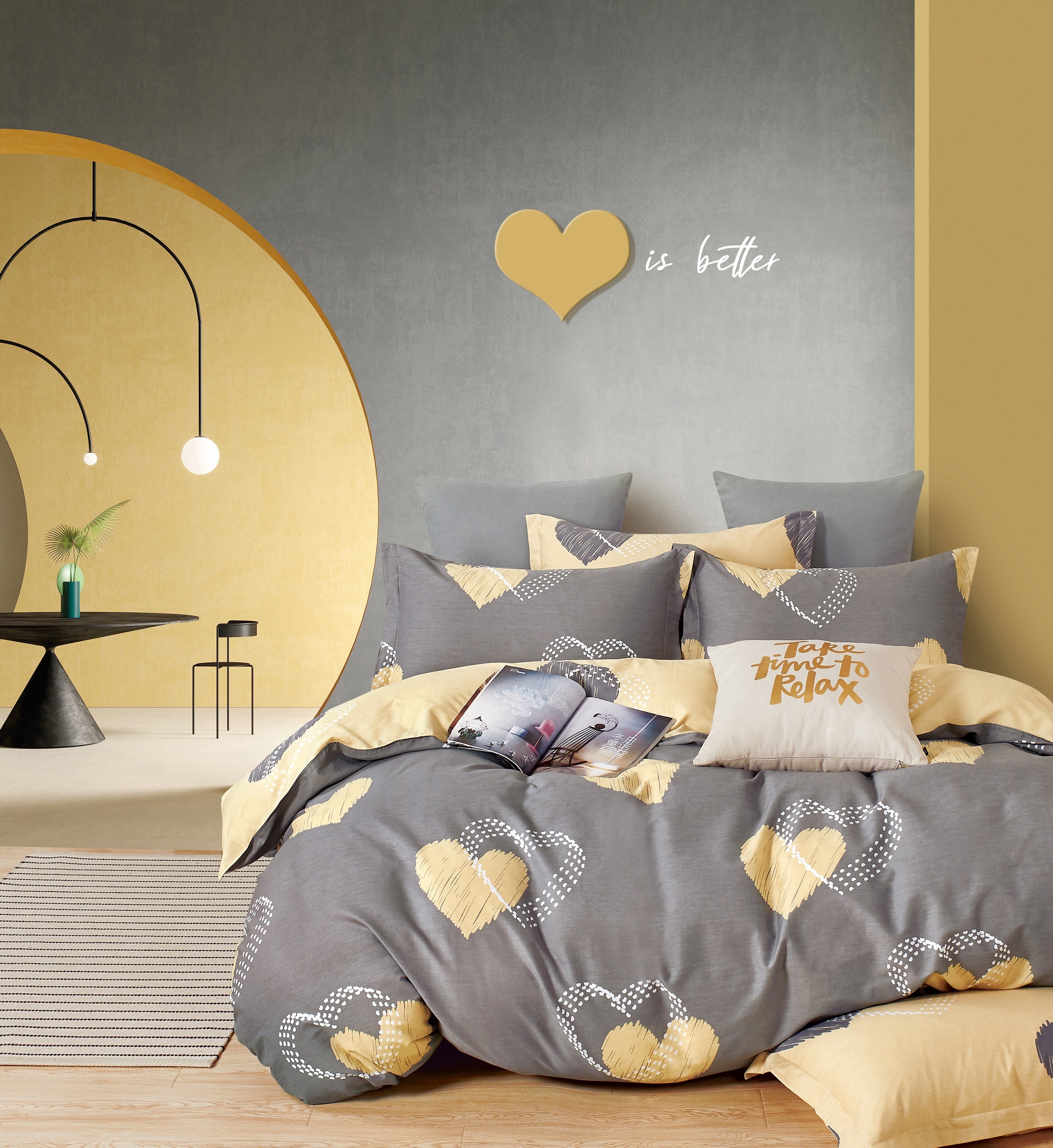 Постельное белье Twill евро 4 наволочки TPIG6-1534 КОД1038