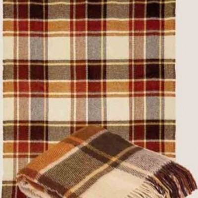 Пледы шерстяные Pled Novoz wool 7-170x200