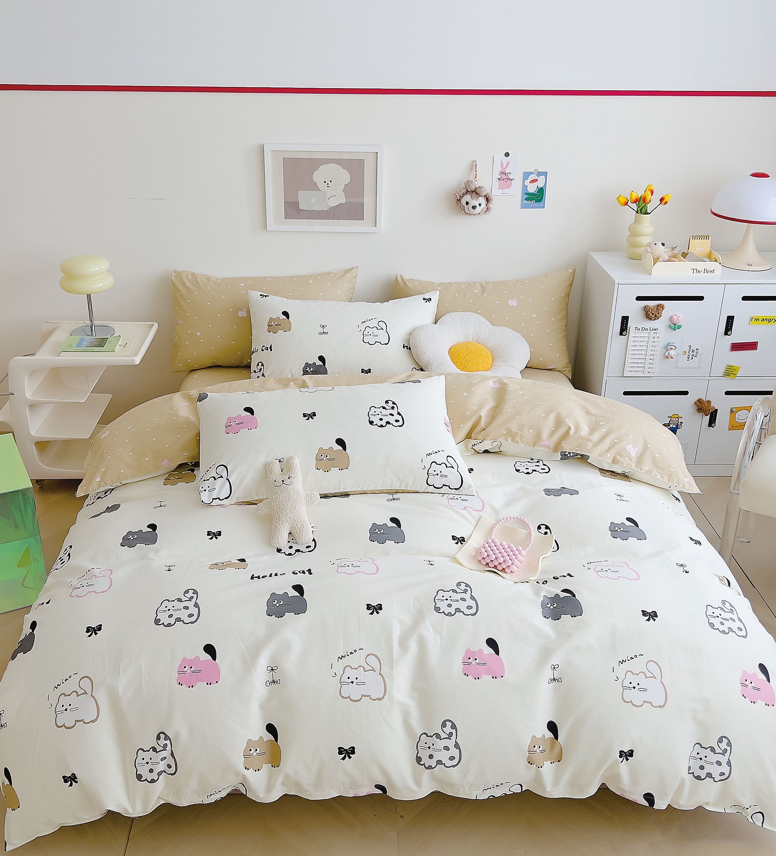 Постельное белье Twill евро 4 наволочки TPIG6-1989 КОД1038