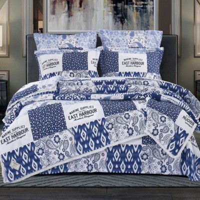 Постельный набор Казанова Пэчворк (деним жемчуг) Print Cotton комплект K-1.6-2118 к-т