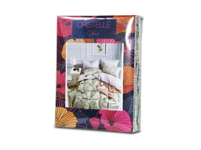 Постельное белье Cristelle Amante AM04-79 евро 4 наволочки