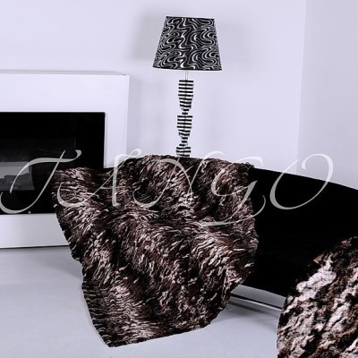 Меховое покрывало &quot;Zarina brown&quot; CT10-450 КОД2128