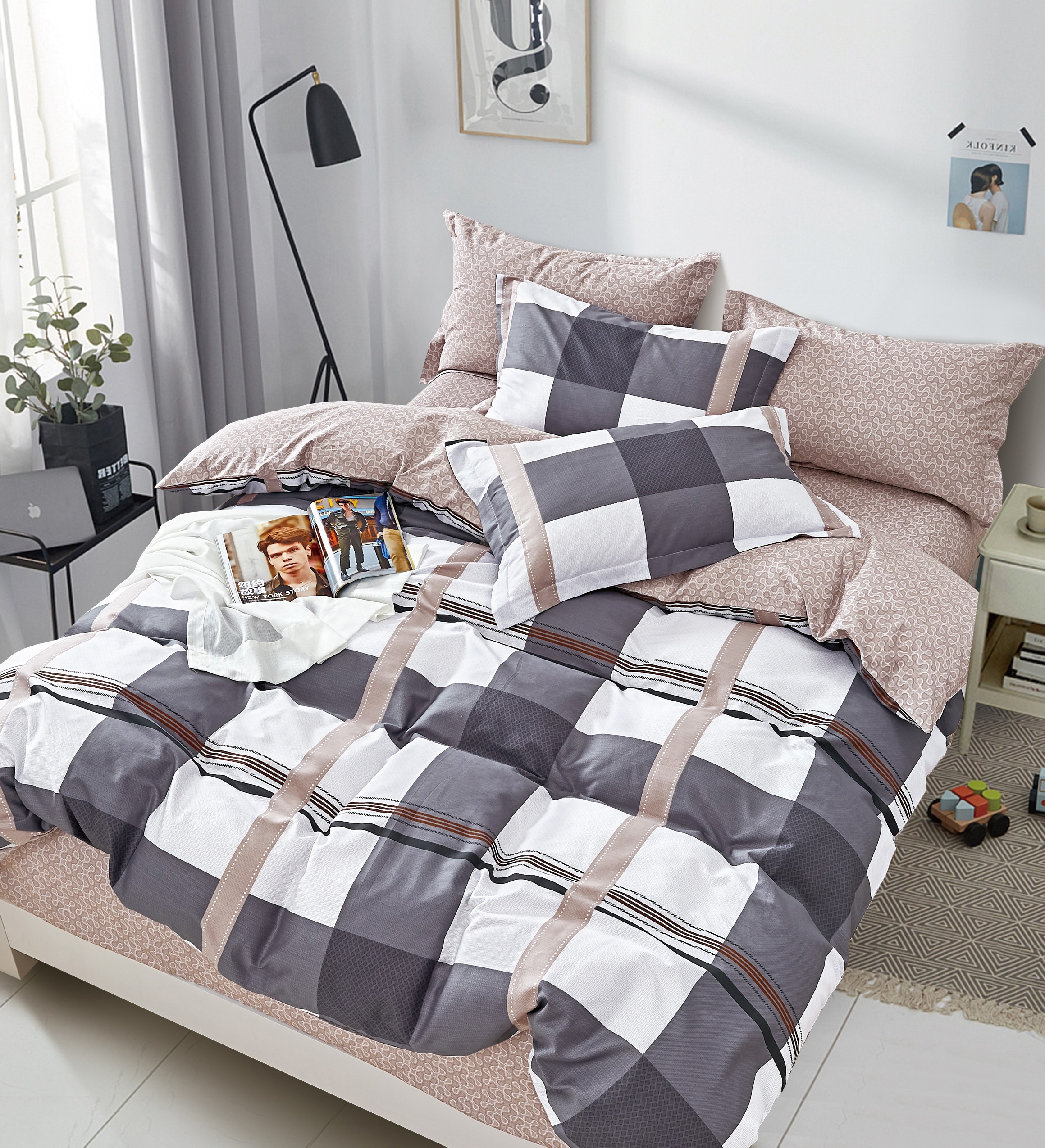 Постельное белье Twill 1,5 спальный наволочки 70x70 TPIG4-1696-70 КОД1050