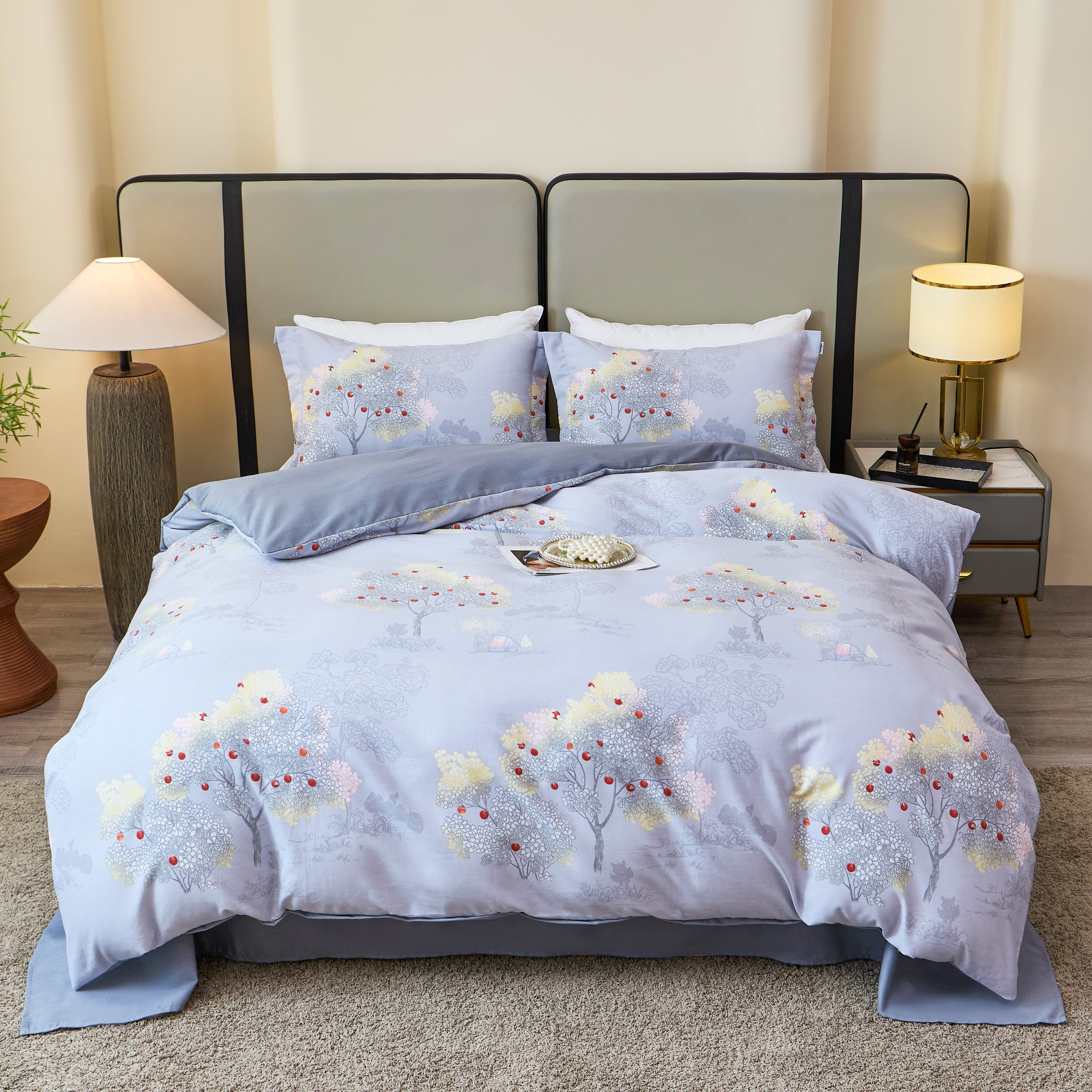 Кпб Фланель 1,5-спальный 2 наволочки 1-MOMAE248 код1094