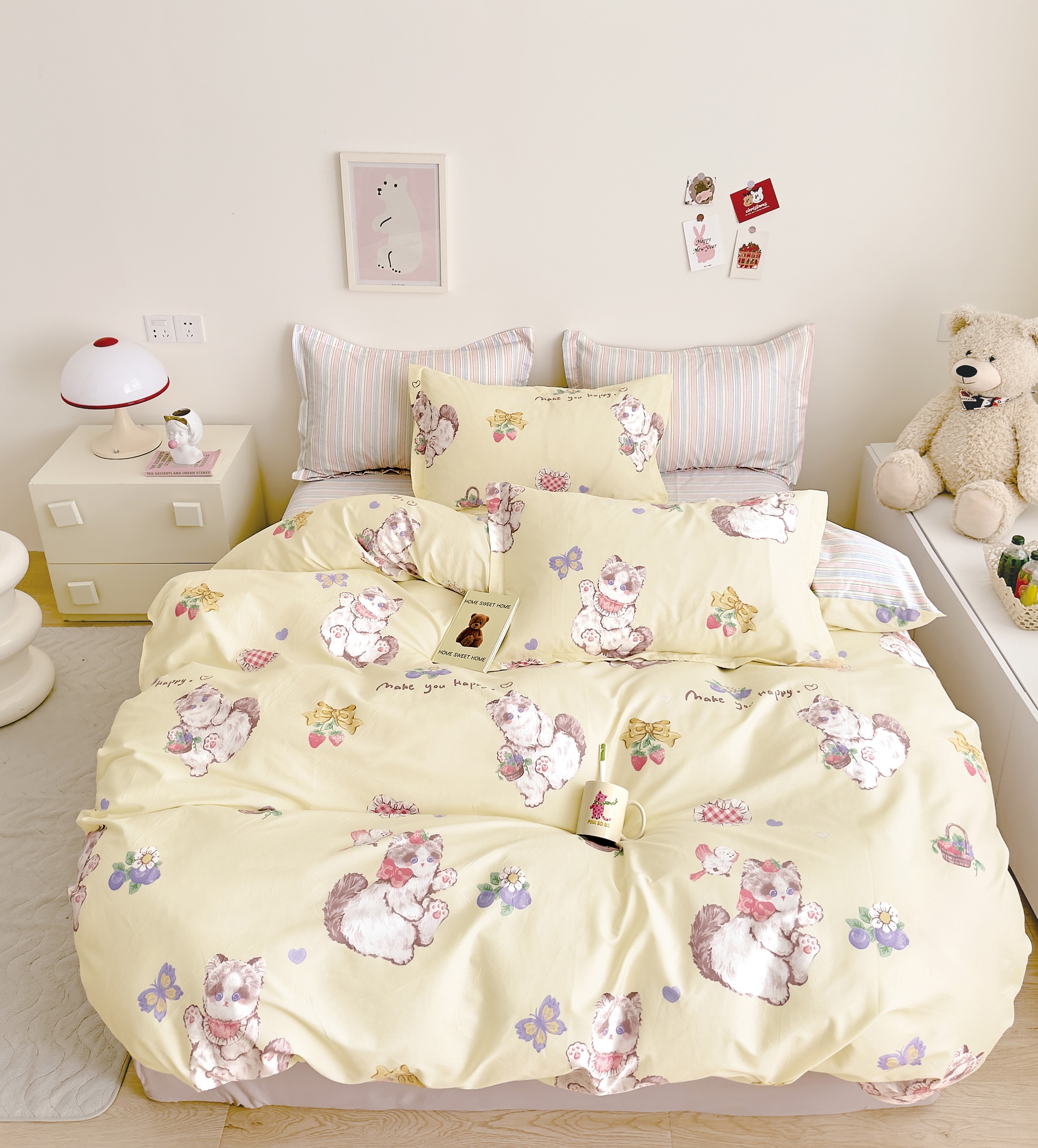 Постельное белье Twill евро 4 наволочки TPIG6-2058 КОД1038