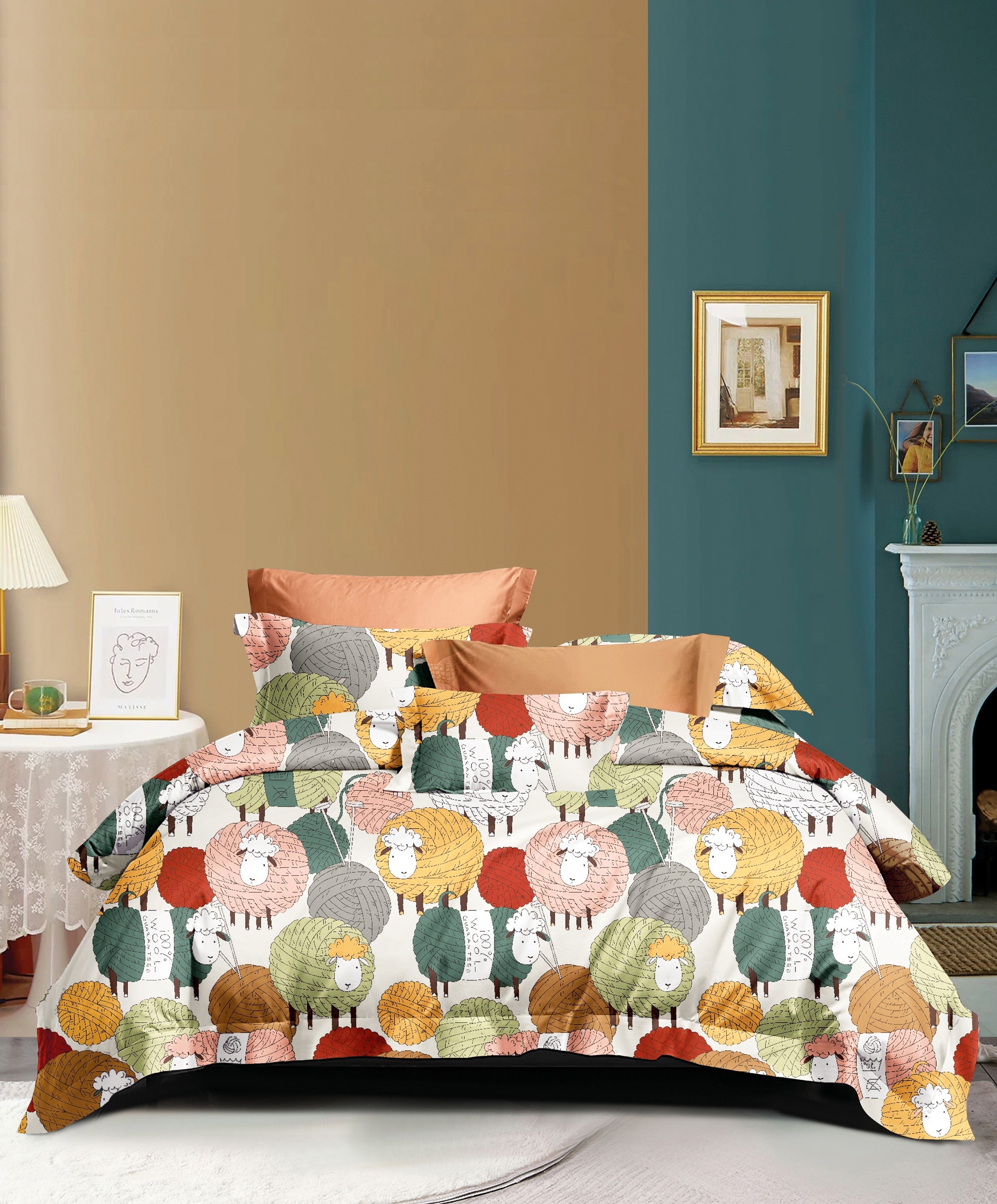 Постельное белье Twill евро 4 наволочки TPIG6-1999 КОД1038