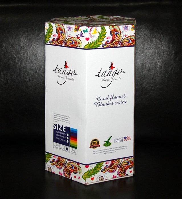 Плед микрофибра "Фланель" 1,5-спальный 3036-187