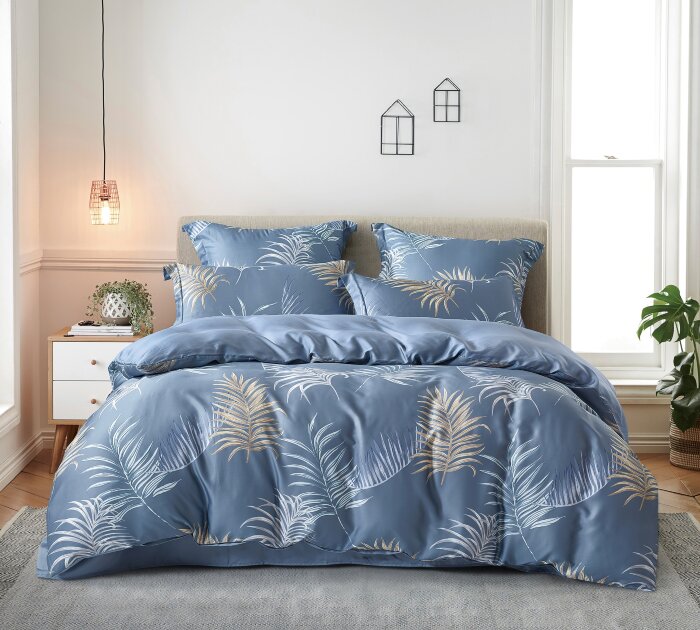Комплект постельного белья Tencel семейный TT5-158 код1336