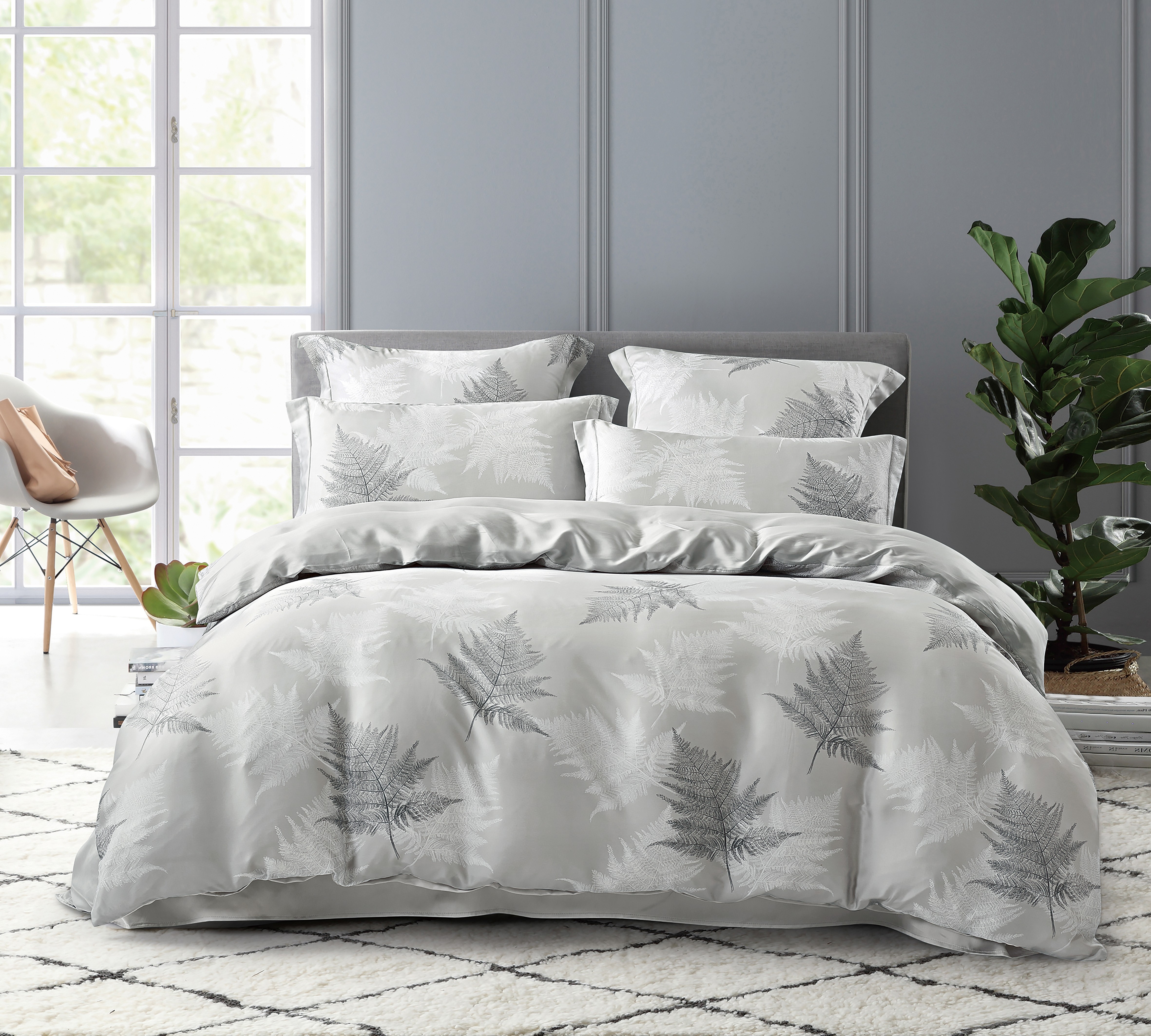 Комплект постельного белья Tencel семейный TT5-159 код1336