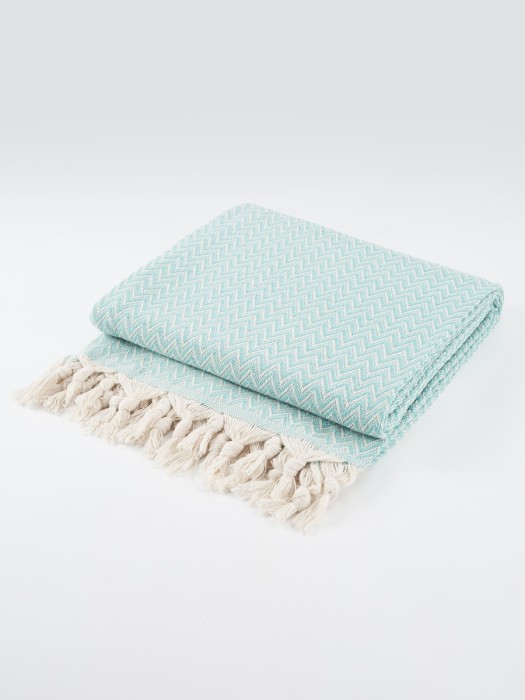 Плед JANSU цвет Мята (Mint) 155x200