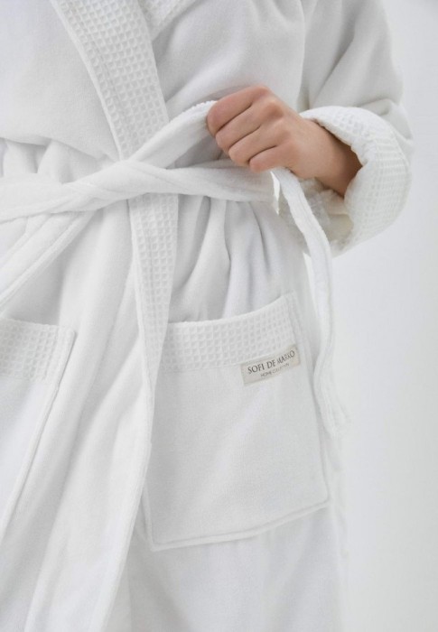 Аделия (белый) S Халат