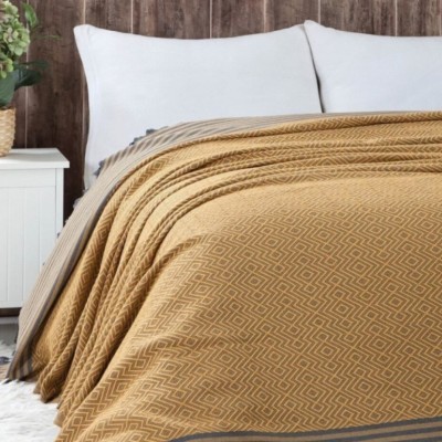 Покрывало DREAMS цвет горчичный 200 х 260 см