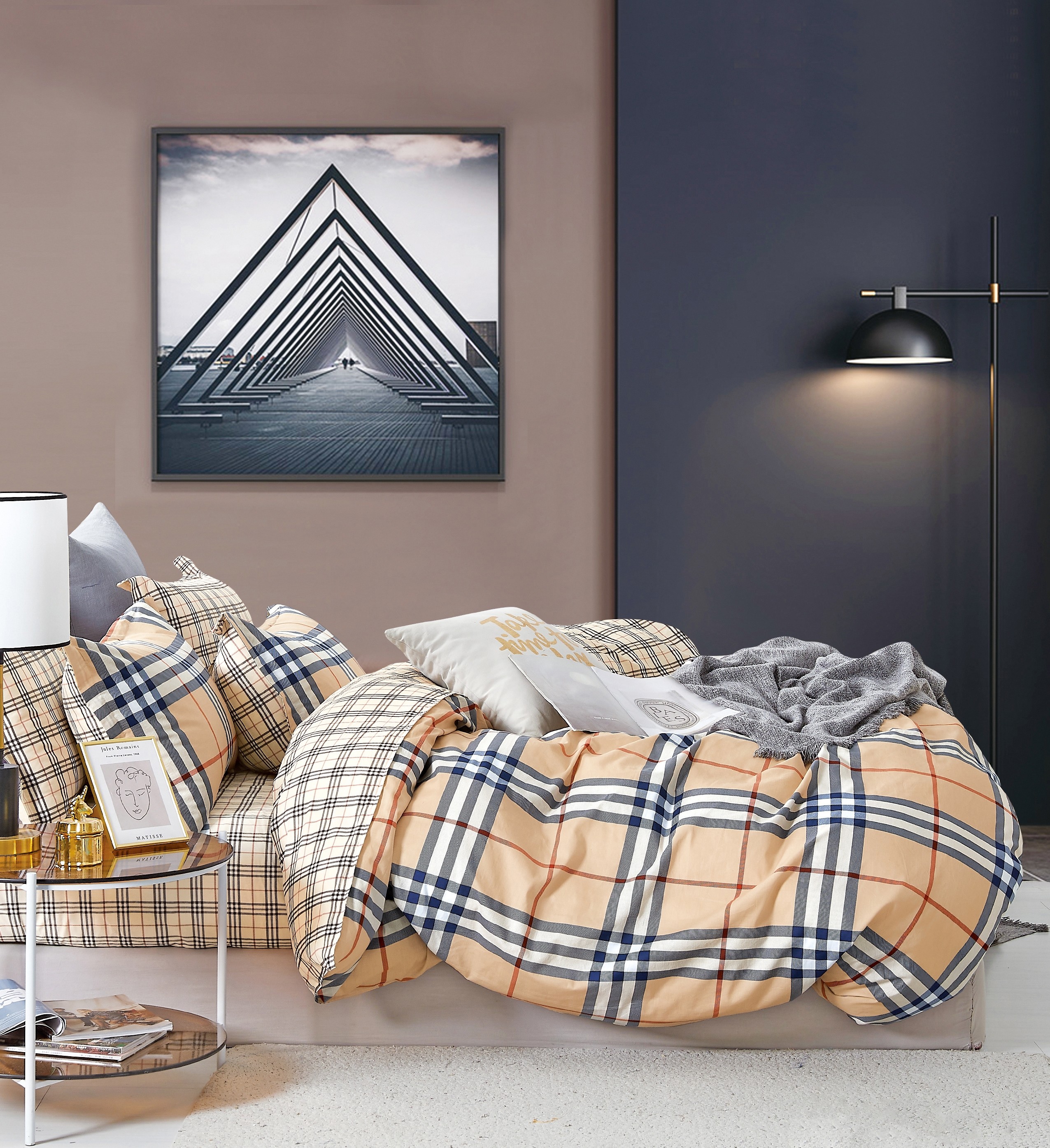 Постельное белье Twill евро 2 наволочки в ПВХ TPIG3-1957 КОД1171