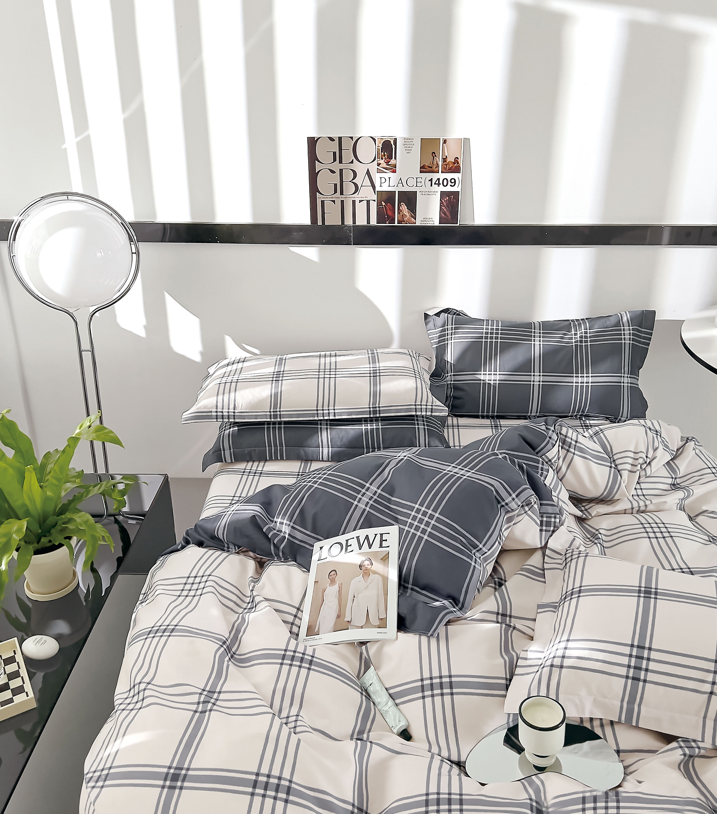 Постельное белье Twill евро 2 наволочки в ПВХ TPIG3-1966 КОД1171