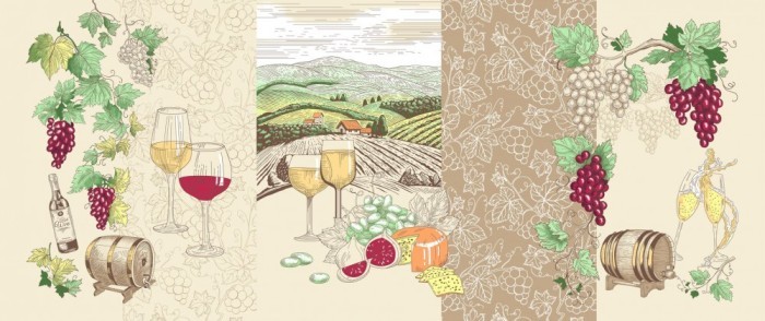 Полотенца вафельные 10077-1-50x60 - 2шт в уп.