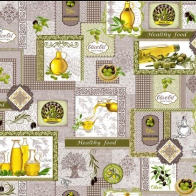 Набор вафельных полотенец Оливки 50x60 - 2шт в уп.