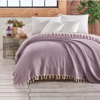 Покрывало NAZBONC цвет сиреневый 200 х 220 см